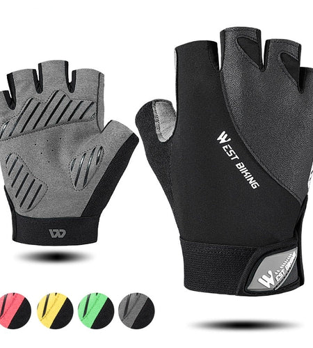 Summer Cycling Gloves MTB Mountain Road Bike Half Finger Gloves Men Women Bicycle Gym Fitness Non-slip Sports Gloves