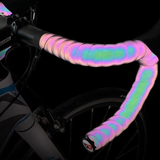 Reflective Bike Handlebar Tape Quality EVA Shockproof Bike Cycling Bar Tape Wrap With Bar Plugs Bicycle Accessories