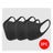 3 pcs black