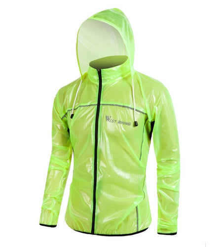 Reflective Cycling Raincoat Windproof Waterproof Windbreaker Bike Jersey Mountain Road Bicycle Bike Cycling Raincoat