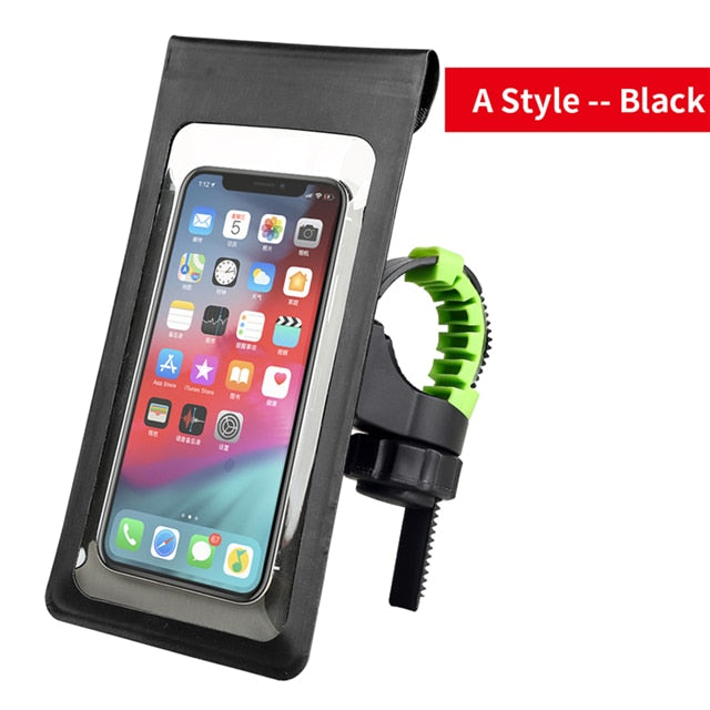 Waterproof Bicycle Bag Mobile Phone Bag Cycling 6.0 Inch Touch Screen Motorcycle MTB Bike Mount for iPhone Samsung