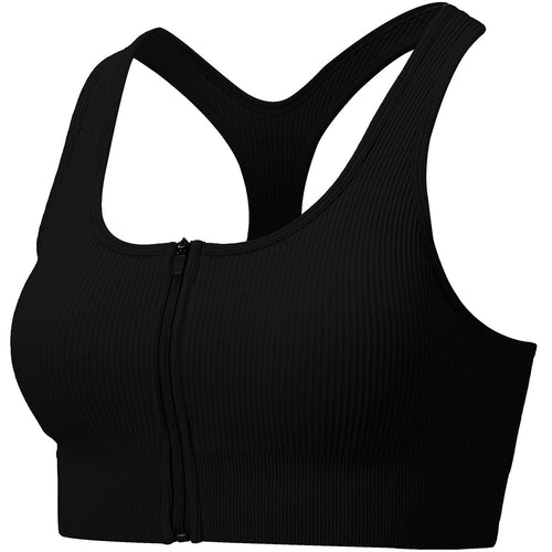 Load image into Gallery viewer, Women&#39;s Sportwear Yoga Zipper Crop Top Sports Bra Drawstring Leggings Shorts Running Pants Workout Outfit Gym Clothing A053S
