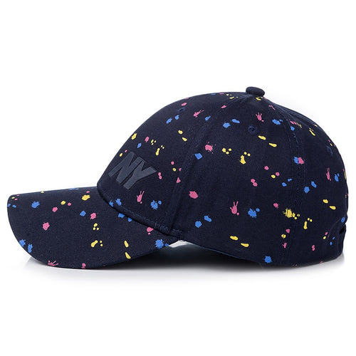 Load image into Gallery viewer, Women Cap Fashion NY Letter Patch Baseball Cap Female Polka Dot Printing Casual Adjustable Outdoor High Quality Hat Cap
