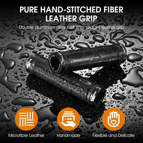 Load image into Gallery viewer, Bicycle Grips Microfiber Leather Handlebar End Cap MTB Road Bike Soft Anti-Skid Shock Absorber Cycling Grips
