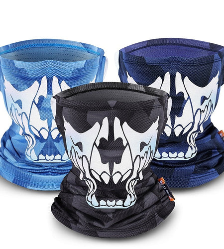 Reflective Sports Scarf Summer Ice Silk Bike Headwear Anti-UV Breathable Running Bandana Men Women Cycling Equipment