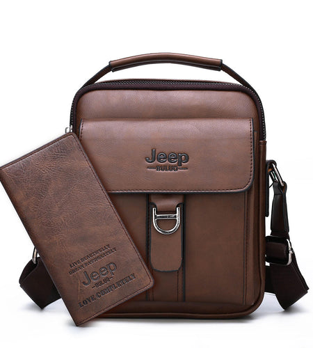 High Quality Leather Crossbody Bags For Men Shoulder Messenger Bag Business Casual Fashion Tote Bags