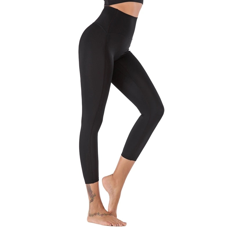 Naked-Feels Yoga Pants Sports Tight Woman Legin Fitness Skin Workout Gym Legging For Women High Waist Yoga Pants Ankle-Length