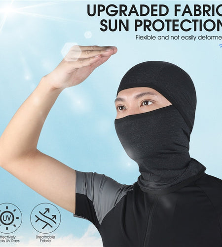 Summer Cycling Headgear Ice Silk Sunscreen Face Cover MTB Bike Balaclava Fishing Sport Bandana Anti-UV Men Women Bicycle Cap