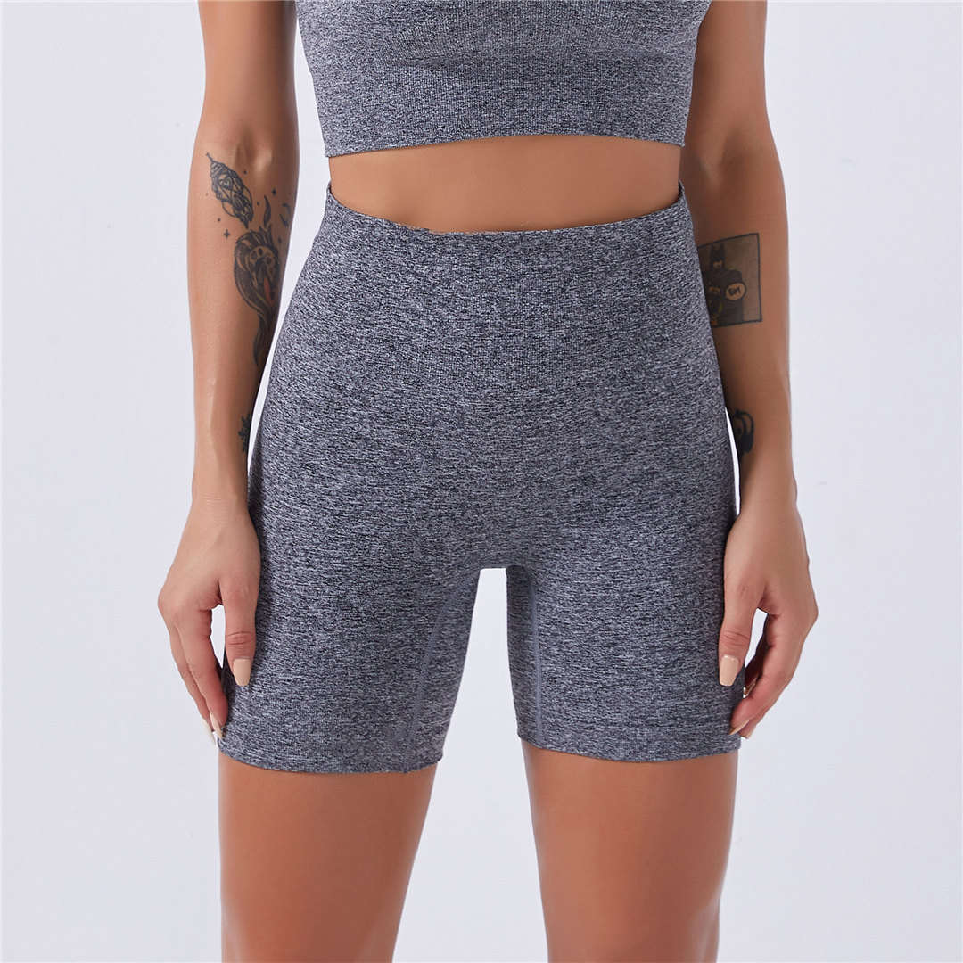 High Waist Women Seamless Gym Short Jogging Running Shorts Push Up Gym Compression Sports Shorts Yoga clothing For Women A012S