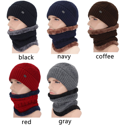 Load image into Gallery viewer, Skullies Beanies Men&#39;s Winter Hats For Men Scarf Knitted Hat Cap Winter Beanie Hat Beany Male Homme X Gorro Bonnet Caps
