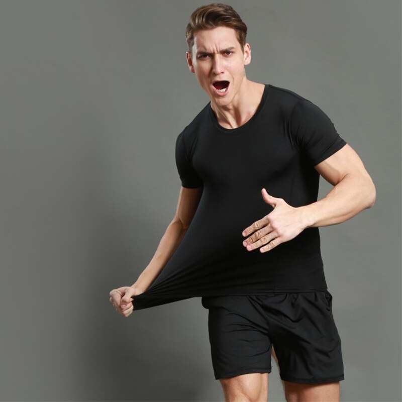 Running Shirt Men T-shirt Long Sleeve Compression Shirts Gym T-shirt Fitness Sport Shirt Men Training Fitness Top Sport T-shirt