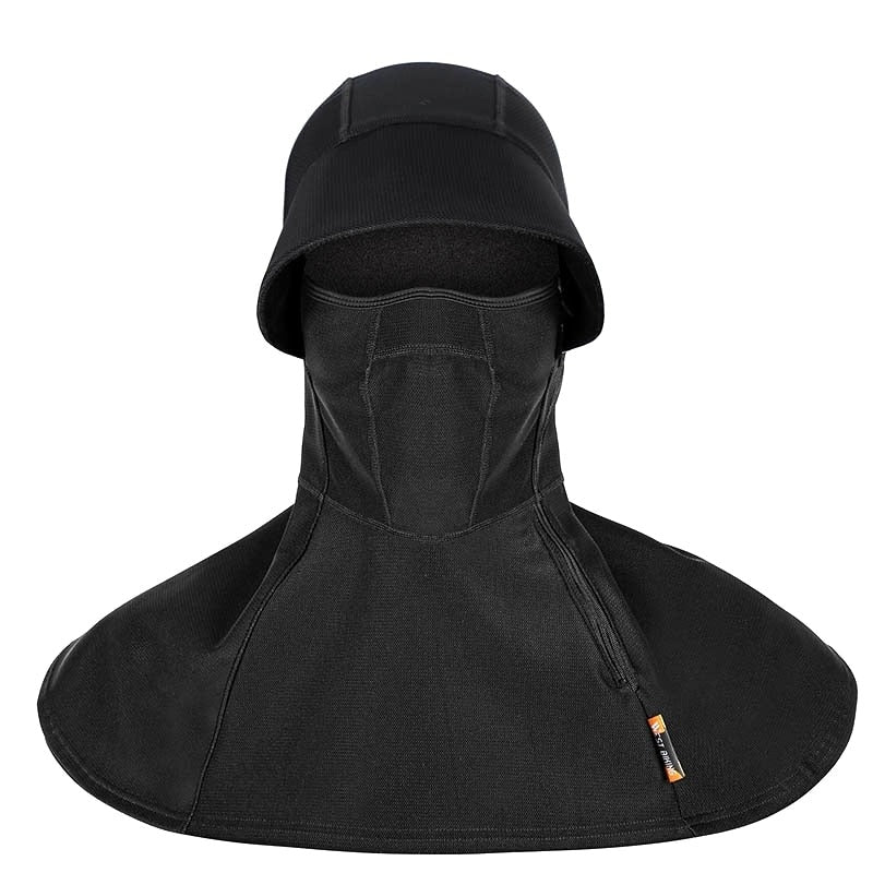 Winter Big Brim Headgear Motorcycle Cycling Balaclava Hood Warm Fleece Windproof Ski Fishing Women Men Bike Hat Cap