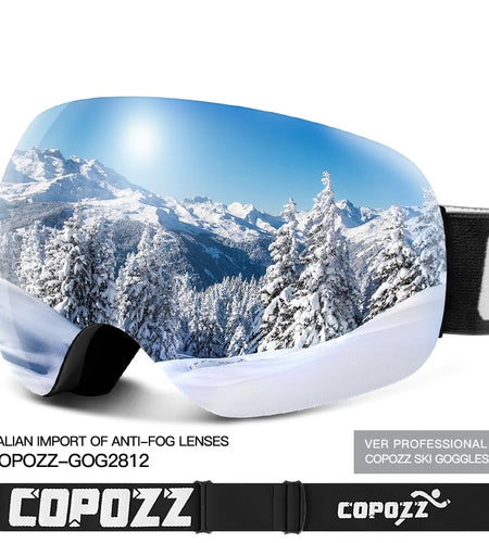 Ski Goggles UV400 Protection Ski Mask Men Women Anti-Fog Big Face Skiing Glasses Outdoor Sport Snowboard Skiing Eyewear