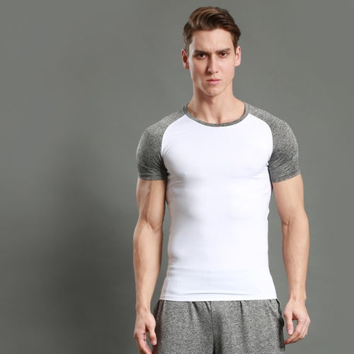 Load image into Gallery viewer, Men&#39;s T-shirt Quick-drying T-shirts for Fitness Gym Men&#39;s Running T-shirts Short-sleeved Shirts Sportswear Training
