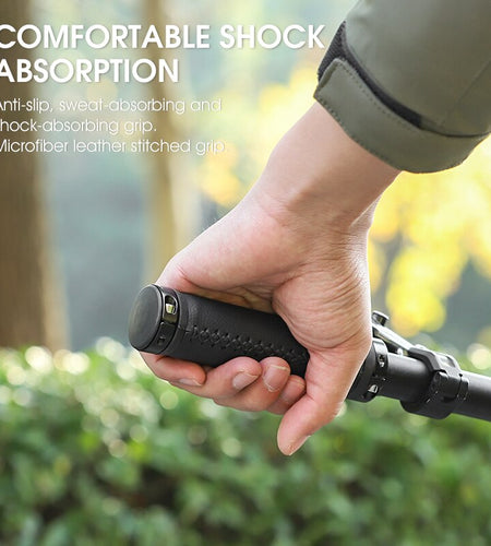 Bicycle Grips Microfiber Leather Handlebar End Cap MTB Road Bike Soft Anti-Skid Shock Absorber Cycling Grips