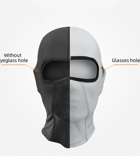 Bike Mask For The Face Summer Breathable Sun UV Protection Balaclava Glasses Hole Men Women Quick-Drying Mask Reusable