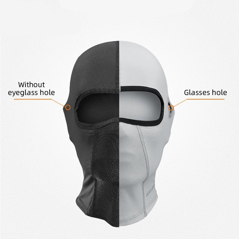 Bike Mask For The Face Summer Breathable Sun UV Protection Balaclava Glasses Hole Men Women Quick-Drying Mask Reusable