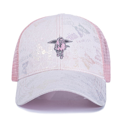 Load image into Gallery viewer, Stylish Women&#39;s Cap Summer Trucker Hats For Women Fashion Flying Horse Embroidery Baseball Cap Outdoor Streetwear Hat Cap
