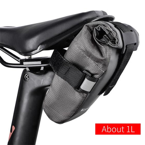 Load image into Gallery viewer, Rainproof Bicycle Bag 3D Shell Reflective Seatpost Saddle Bag Shockproof MTB Road Bike Bag Cycling Accessories
