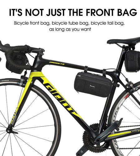 Multifunction Bicycle Handlebar Bag Shoulder Waist Cycling Frame Bag Large Capacity MTB Road Bike Accessories