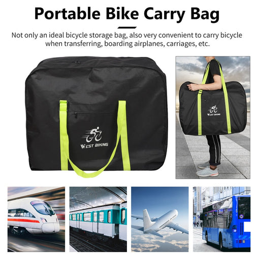 Load image into Gallery viewer, Bike Cover Storage Bag Fit for 14/16/20/26/27.5 inches 700C Folding Bike Portable Thicken Travel Carry Loading Bags
