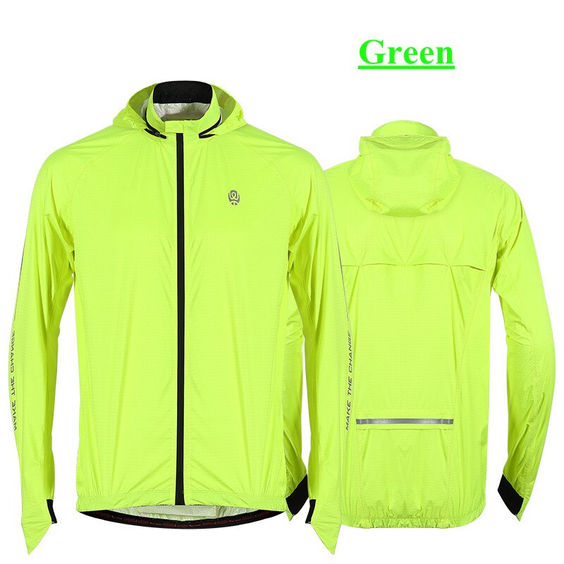 Waterproof Windproof Men Cycling Jacket MTB Bicycle Jacket Reflective Sport Raincoat Windbreaker Long Sleeve Jersey