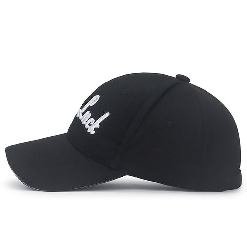 Load image into Gallery viewer, Fashion Women Men Cotton Baseball Caps Male Lady Cool Letter Good Luck Embroidery Sport Visors Snapback Hat For Women Men
