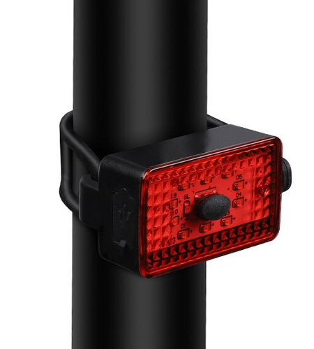 Mini Bicycle Lights Safety Warning Cycling Rear Flashlight Bike Taillight Waterproof Led USB Chargeable Mountain Bike Tail-lamp