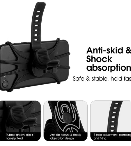 Universal Bicycle Phone Holder Handlebar Clip Stand For iPhone X XS 8 Mount Bracket Bike Phone Holder For Samsung Xiaomi Redmi