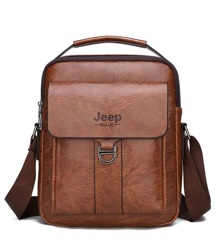 Fashion Men's Handbag Shoulder Bags Vintage Trends PU Leather Retro Messenger Bag Casual Male Crossbody Shoulder Bag