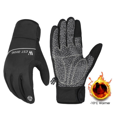 Winter Bike Gloves Thicken Warm Touch Screen Men Women Cycling Gloves Sport Running Ski MTB Bike Motorcycle Gloves