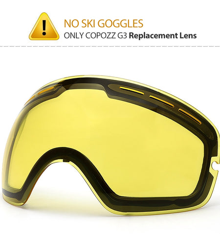 Kids goggles Replacement Lens Only Small Size Children Double anti-fog UV400 Skiing Girls Boys For Snowboard goggles For GOG-243