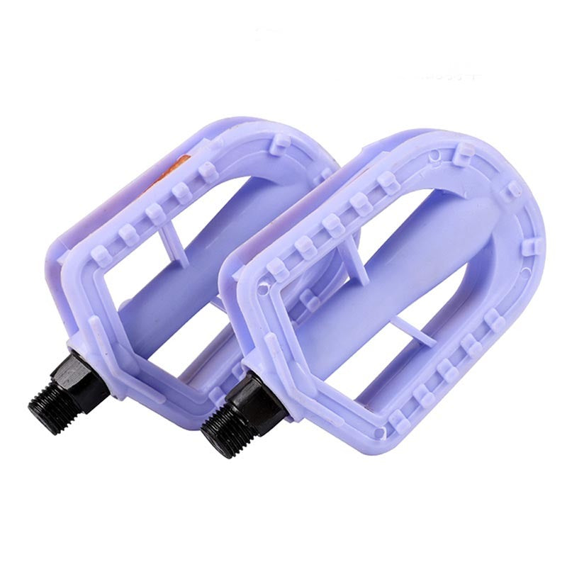 Lightweight Kids' Bikes Bicycle Pedal 12MM Hard Plastic Footrest Cycling Pedsl Anti-Slip Children Kid Bicycle Pedals
