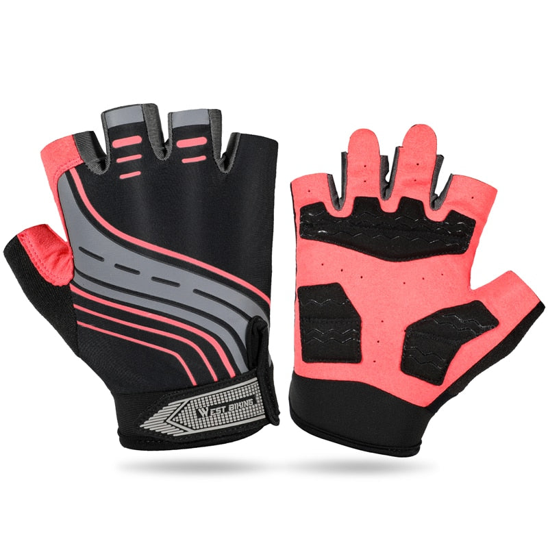 Half Finger Cycling Gloves Shockproof Wear Resistant Breathable MTB Road Bicycle Gloves Men Women Sports Bike Gloves