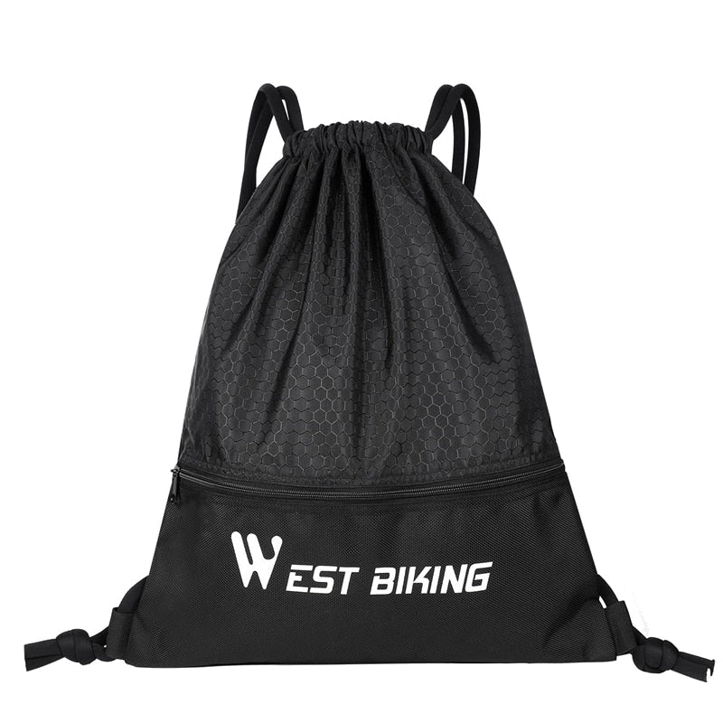 15L Portable Outdoor Bags Cycling Helmet Bag Backpack Climbing Drawstring Bags Basketball Gym Sports Travel Hiking Accessories