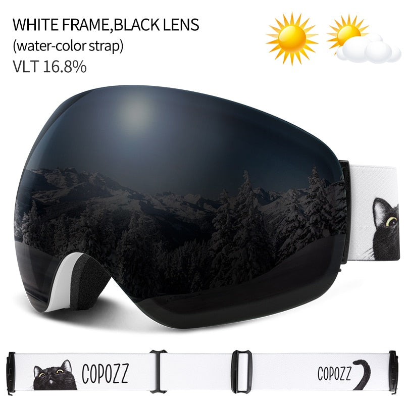 Ski Goggles UV400 Protection Ski Mask Men Women Anti-Fog Big Face Skiing Glasses Outdoor Sport Snowboard Skiing Eyewear