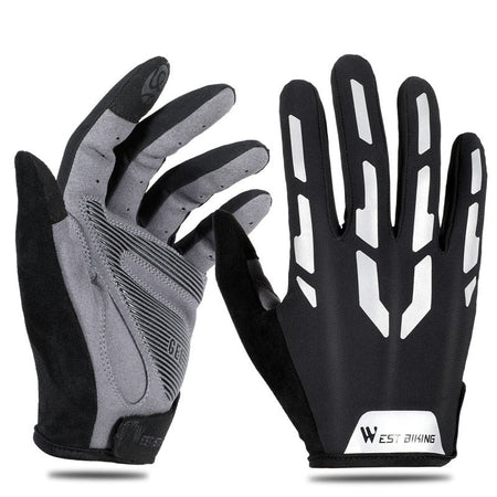 Reflective Cycling Gloves Touch Screen Breathable Sports Gloves Men Women Bicycle Motorcycle Running Fitness Gloves