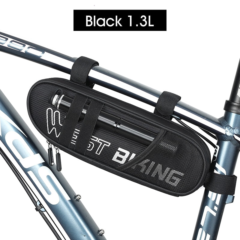 Touch Screen Bicycle Bag MTB Road Bike Handlebar Phone Bag Front Frame Reflective Cycling Accessories Panniers