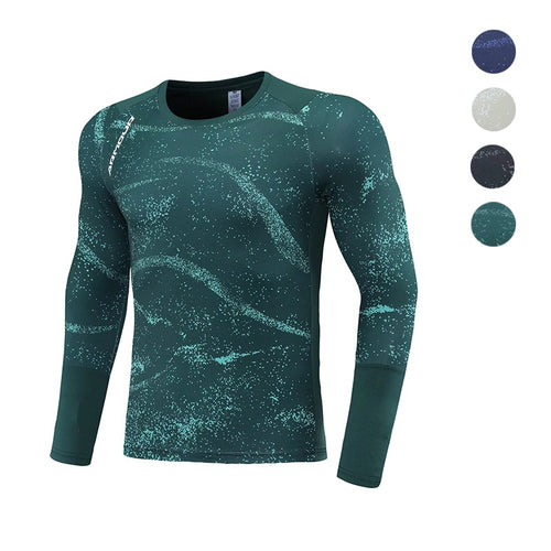 Load image into Gallery viewer, Running T-shirt Men Compression Gym Winter Soldiers Quick Dry Fitness Long Sleeve Sport Shirts Male Training Jogging Sportswear
