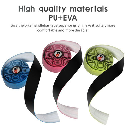 Load image into Gallery viewer, Professional Road Bicycle Handlebar Tape Anti-slip Soft Bike Handlebar Tape Shock Absorption Cycling Wrap End Plug
