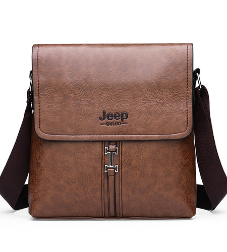 Men's Shoulder Bag Fashion Trend PU High-Quality Fabric Waterproof And Scratch-Resistant Material Messenger Bag