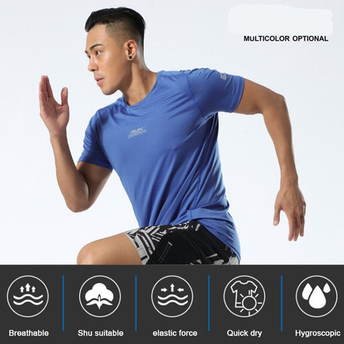 Load image into Gallery viewer, Fashion Compression Men T-shirts workout Sports Running T-shirt Short Sleeve Jogger Tshirt Fitness Exercise Gym Clothing
