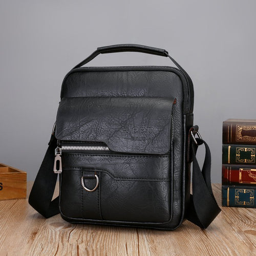 Load image into Gallery viewer, Luxury Brand Men Crossbody Messenger Bags Business Casual Handbag Male PU Shoulder Bag Large Capacity
