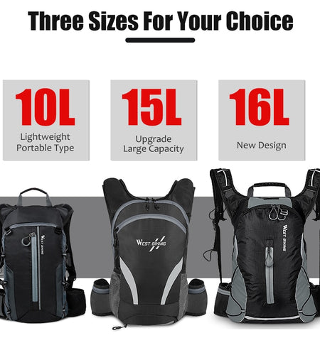 Waterproof Bicycle Bag Reflective Outdoor Sport Backpack Mountaineering Climbing Travel Hiking Cycling Bag Backpack