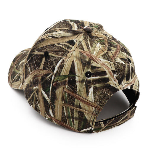 Load image into Gallery viewer, Outdoor Fishing Caps Jungle Baseball Cap Hunting Hat Cotton Camouflage Dad Snapback Hats Bulrush Camouflage
