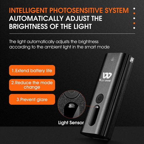 Load image into Gallery viewer, Professional Bicycle Light Waterproof USB Rechargeable Cycling Flashlight MTB Road Bike LED Headlight Rear Lamp
