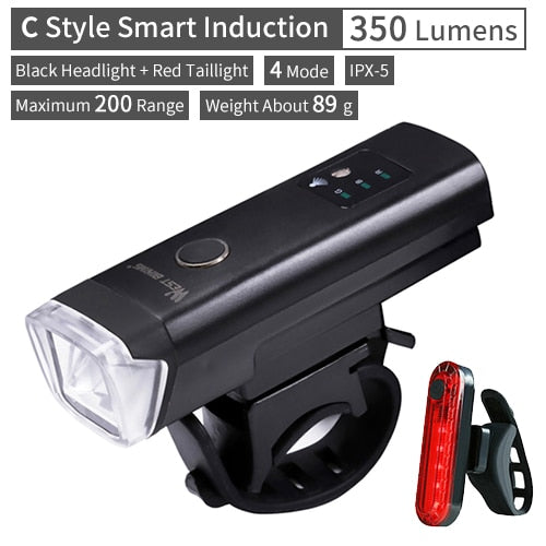 Load image into Gallery viewer, 3000 Lumen Bike Light 3 LED 5200mAh USB Rechargeable MTB Front Rear Lamp Waterproof Flashlight With 2 Brackets
