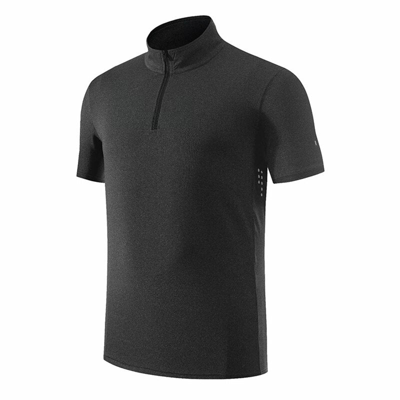 Brand Summer New Men's T-shirt Lapel Casual Short-sleeved Stitching T-shirt for Male Solid Color Pullover Tops T-shirt