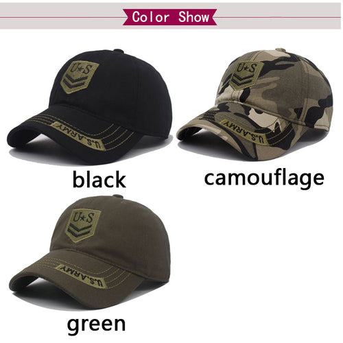 Load image into Gallery viewer, New Cotton CAMO USA Men Baseball Cap Hats For Women Snapback Caps Gorra Summer Bone Army Tactics Men&#39;s Baseball Hat Trucker Cap
