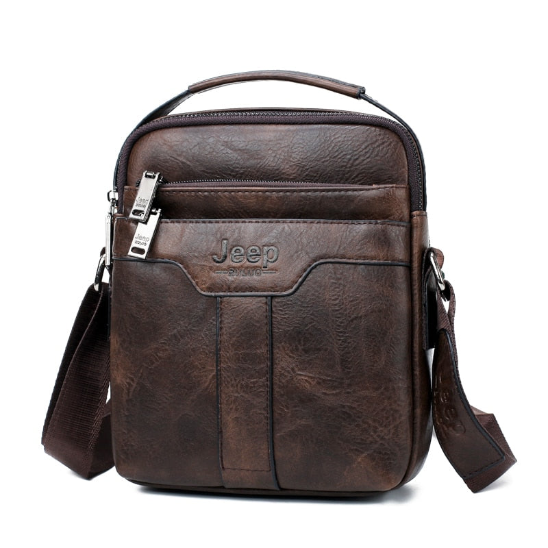 Men Messenger Bags Large Capacity Handbag For Man Spliter Leather Shoulder Bag Crossbody Brown Business Male Gifts